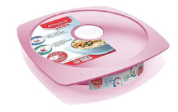 [MD-870201] Picnik Adult Lunch Plate Tender RoseMaped