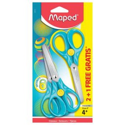 [MD-473113] Scissor 13cm ReflexKid Bls=3pcMaped
