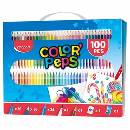 [MD-907003] Color Peps Coloring Kit=100pcsMaped