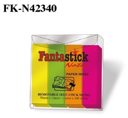 [FK-N42340] Indx ppr self adh Flu 4c Bx=12Fantastick