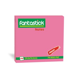 [FK-N303-PKF] Stick Notes 3&quot;x3&quot; Fluor. PinkFantastick