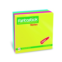 [FK-N404-04CF] Stick Notes 4x4&quot; - 4 col. Flour.Fantastick