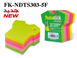 [FK-NDTS303-5F] Stick Notes Fluor 5col TshirtFantastick