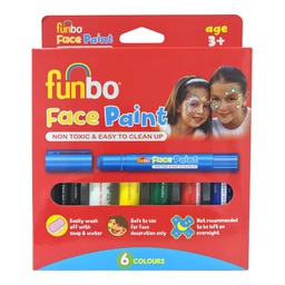 [FO-FPS-06M] Face Paint Sticks 6g PK = 6 Metalic colFunbo