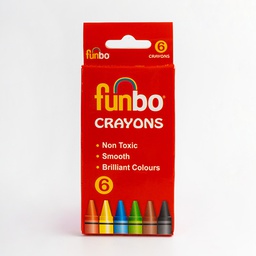 [FO-CR-06] Crayons Pack of 6 colorsFunbo