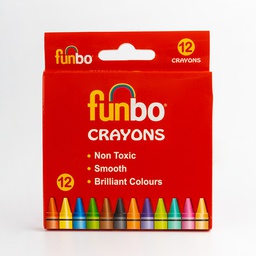 [FO-CR-12] Crayons Pack of 12 ColorsFunbo