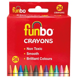 [FO-CR-24] Crayons Pack of 24 ColorsFunbo