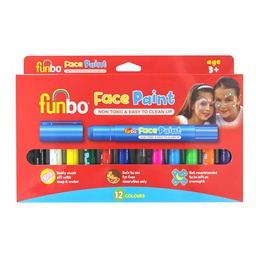 [FO-FPS-12] Face Paint Sticks 6g PK = 12 colsFunbo