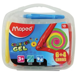 [MD-836315] Color Peps Gel Crayons Set=6+4Maped