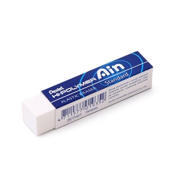 [PE-ZETH07B-WE] Eraser Hi-Polymer Ain Metallic BX=3DZPentel