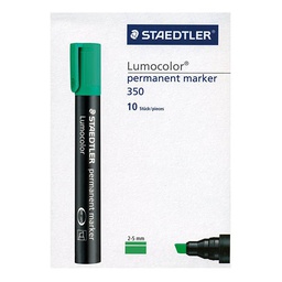 [ST-350-05] Permanent marker Chl Bx=10 GNStaedtler