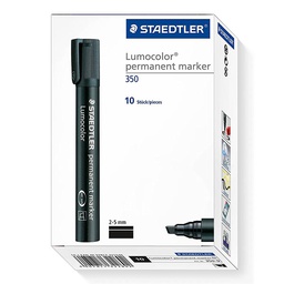 [ST-350-09] Permanent marker Chl Bx=10 BKStaedtler