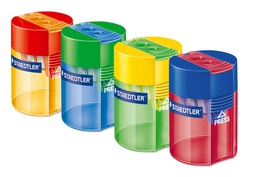 [ST-512-006] Dblehole TubSharpnr TransBx=10Staedtler