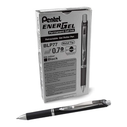 [PE-BLP77-AX] Energel Permanent Ink 0.7mm BlackPentel