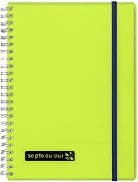 [MM-N572-03] SeptColNotebk A5 80sht  GreenMaruman