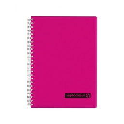 [MM-N572-08] SeptColNotebk A5 80sht PinkMaruman