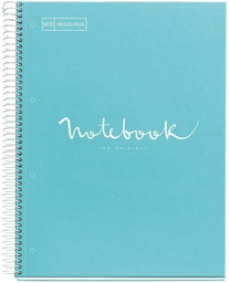 [ML-49949] NB-5 A5 120 HOR PP 90G EMOTIONS SKYBLUEMiquel-Rius