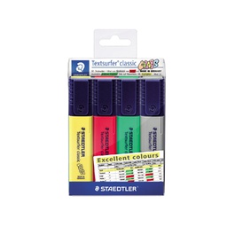 [ST-364-CWP4X] Textsurfer Highlter Excellent Wlt=4colStaedtler