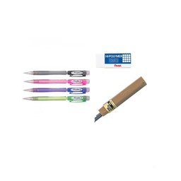 [PE-AX105-CMB] M.Pencil Fiesta + 100HB + ZEH03Pentel