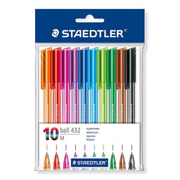 [ST-432/35MPB10] 432 Assorted Col Pak=10colsStaedtler