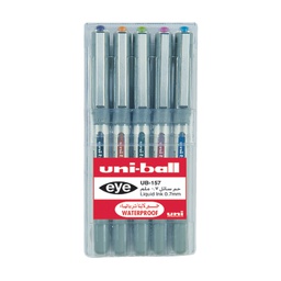 [MI-UB157-05CL] Eye fine pen Wlt=5col.Mitsubishi