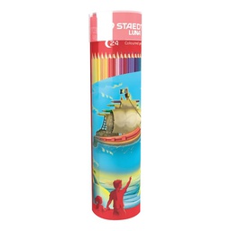 [ST-136-MC24] Luna Col Pencil Cylindr 24colStaedtler