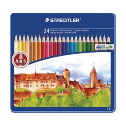 [ST-145-CM24] Coloured Pencils Set=24col.Staedtler