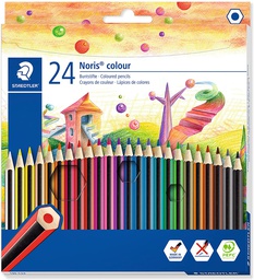 [ST-185-C24] Noris Colour pencils Set=24colStaedtler