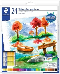 [ST-8880-C24] Water Color Paints tubes ST=24colStaedtler