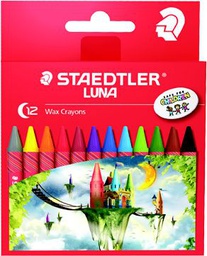 [ST-2200-LC12] Luna Wax Crayon 12colStaedtler