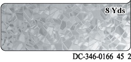 [DC-346-0166] Ad Foil Trans Frstd 45cmx2mDC Fix