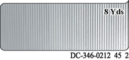 [DC-346-0212] Ad Foil Trans Frstd 45cmx2mDC Fix