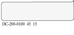 [DC-200-0100] Plain Mat 45cmx15m WEDC Fix