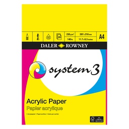 [DR-403600400] Acry Pad  SYS 3 A4Daler Rowney