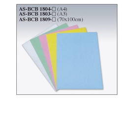 [AS-BCB1804-WE] Book Cover Bristol A4 pk=100, WhiteAtlas