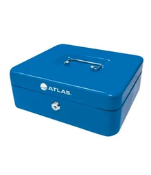 [AS-CB-2001-BE] Cash box W200xL160xH90mm BlueAtlas