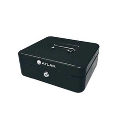 [AS-CB-2502-BK] Cash box W250xL200xH90mm BlackAtlas