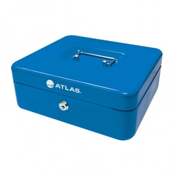 [AS-CB-3002-BE] Cash box W300xL240xH90mm BlueAtlas