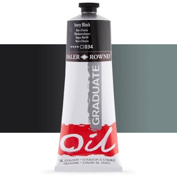 [DR-117200034] GRAD OIL 200ML IVORY BLACKDaler Rowney