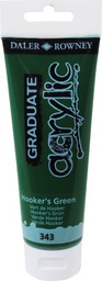 [DR-123120343] Acry Col 120ml Hookers GreenDaler Rowney