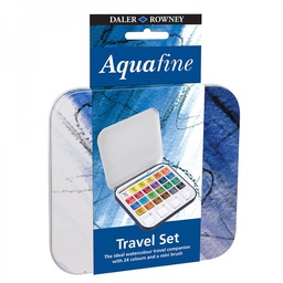 [DR-131900924] Aquafine Travel Tin Set=24 colorsDaler Rowney