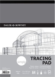 [DR-403240400] Pad Tracing 90gsm A4 50shDaler Rowney