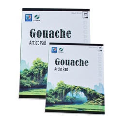 [CD-A412310] Pad Gouache 150g 12x16&quot; 20shtConda Group