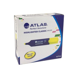 [AS-MH200-YW] Atlas Highlighter MH200 BX=10EA YWAtlas