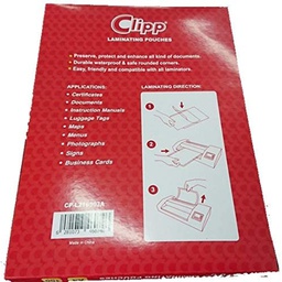 [CP-L303426A] Laminating pouches A3Clipp