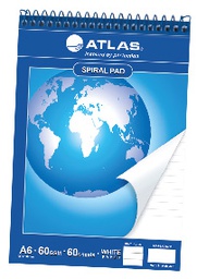 [AS-PSA66611I] Spiral Notepad A6 50 sheet DSP=48EAAtlas