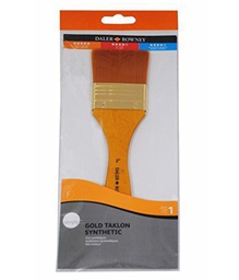 [DR-216921100] GOLD TAKLON FLAT HANDLED 1 PCDaler Rowney