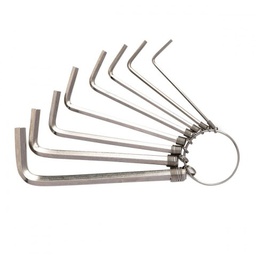 [DE-EDL3080] Hex Key Flat End 8Pcs SetDELI