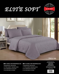 [TALAS02] ELITE SOFT BEDSPREAD 4PC SINGLE SIZE BEDSPREAD SETELITE SOFT