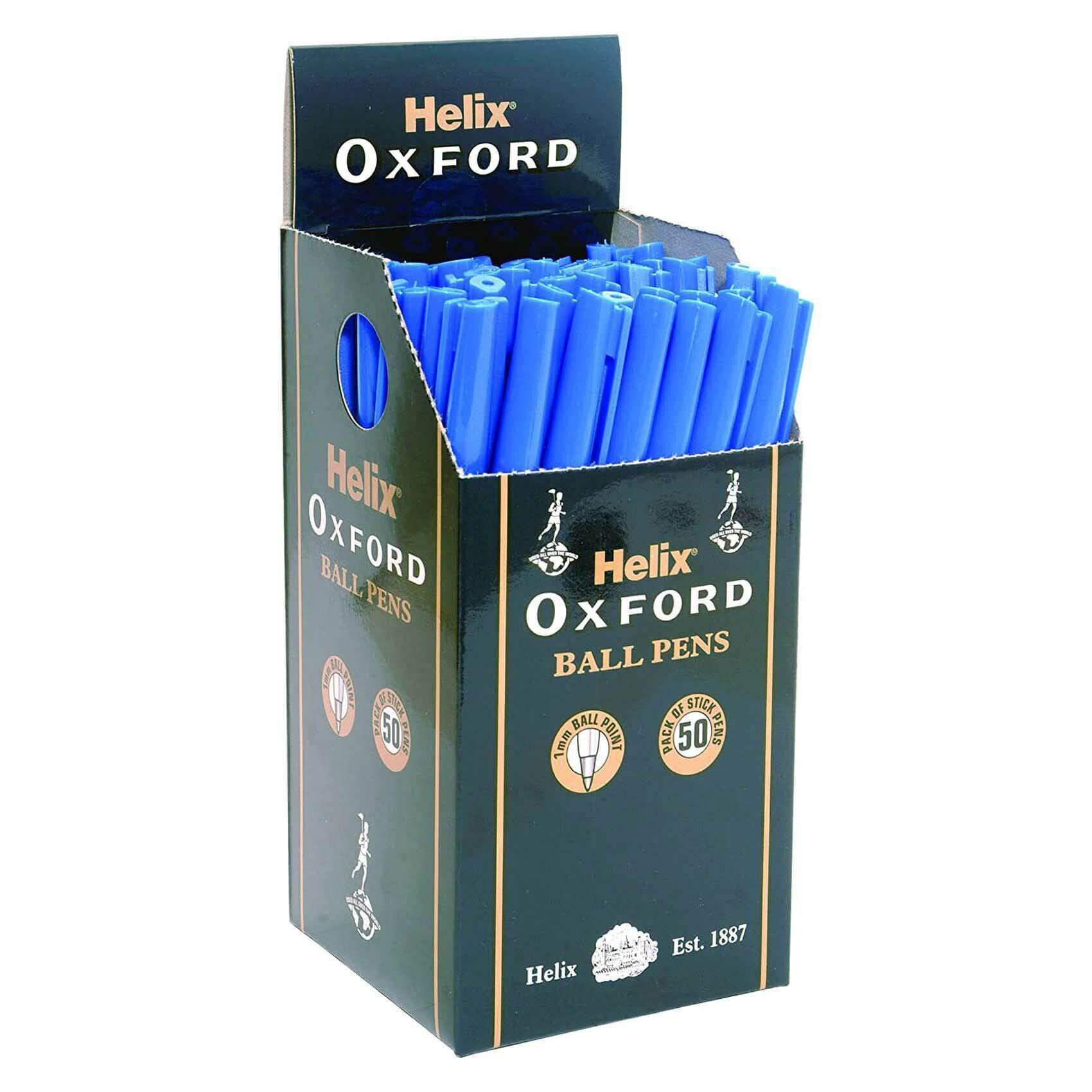 Oxford Pens Bp Blue Box=50